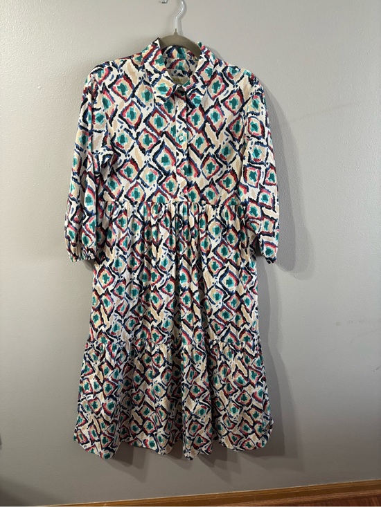 Anthropologie Dresses & Skirts - Anthropologie Cream Maxi Dress with Pockets. 19” Ptp 46” length